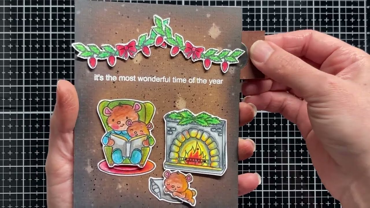 Chibitronics warm greetings light up card with Magengo designs