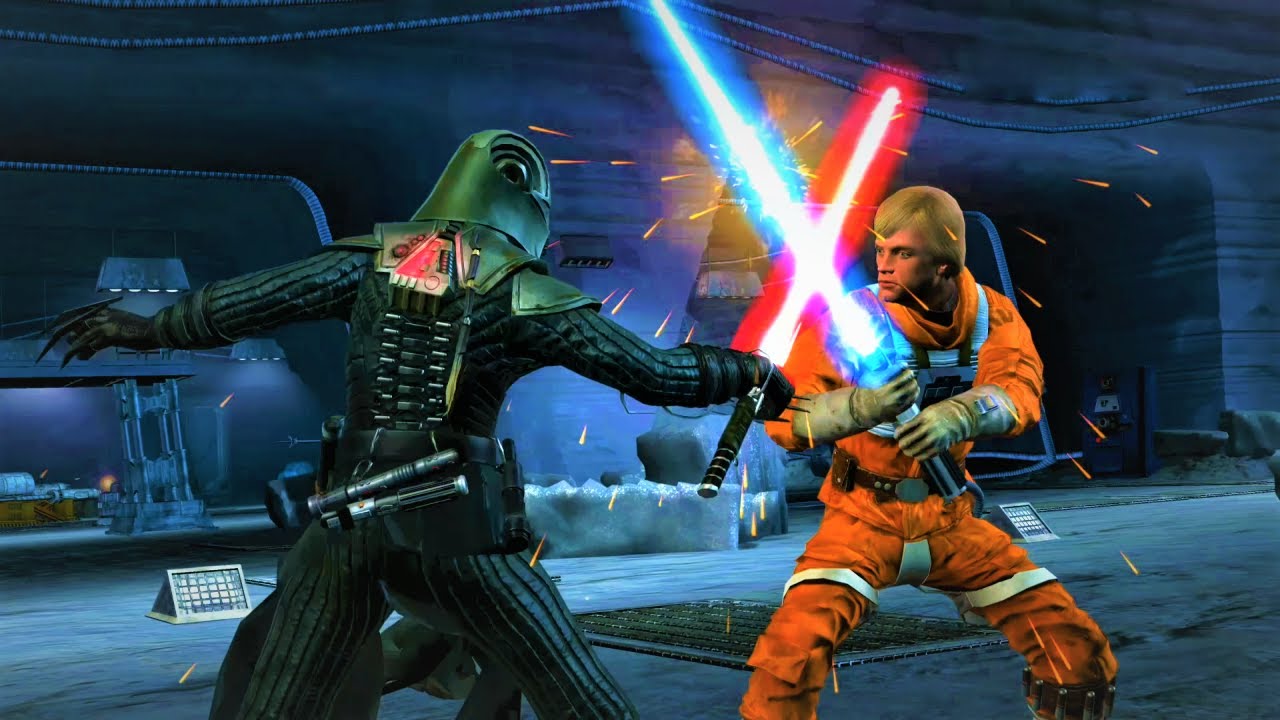 Luke Skywalker vs Starkiller! Star Wars: The Force Unleashed Hoth DLC