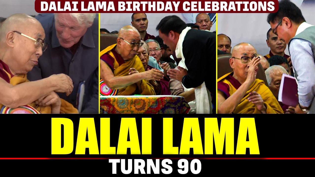 Tibetan spiritual leader Dalai Lama attends program on his 90th birthday celebrations in Dharamsala