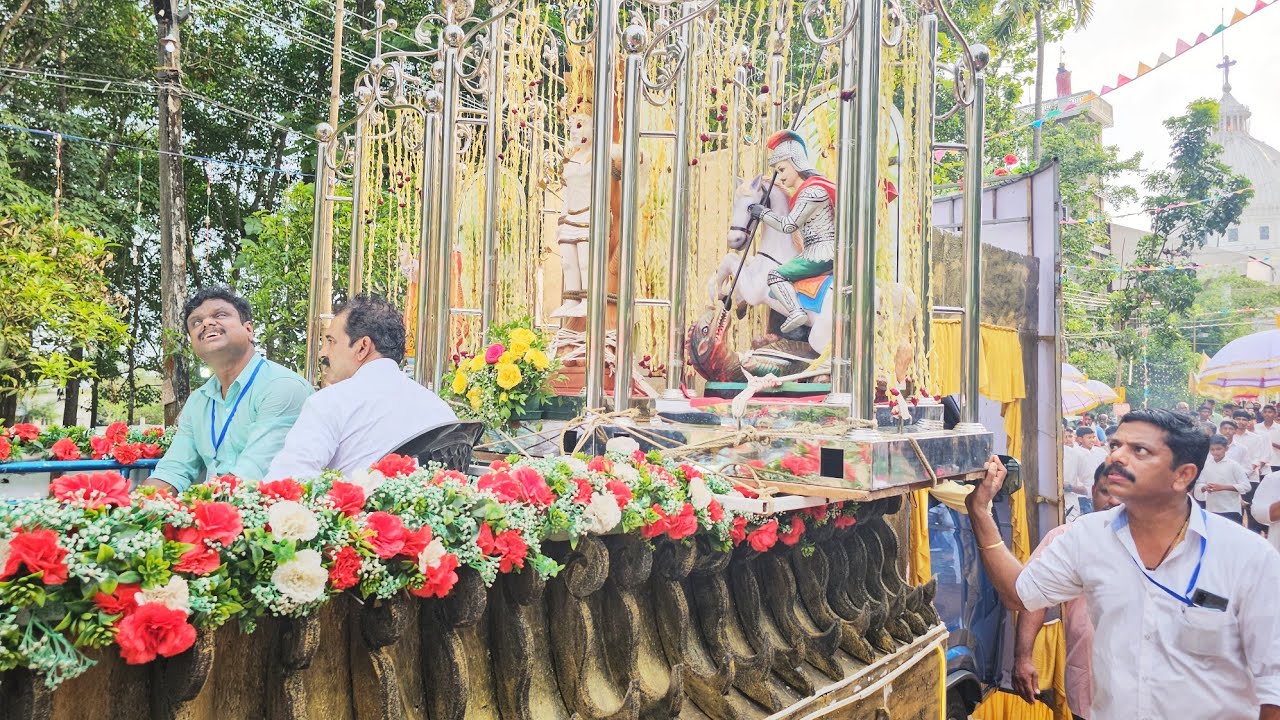 താഴെക്കാട് വി. കുരിശുമുത്തപ്പന്റെ തിരുനാൾ പ്രദക്ഷിണം 2025 | Thazhekad