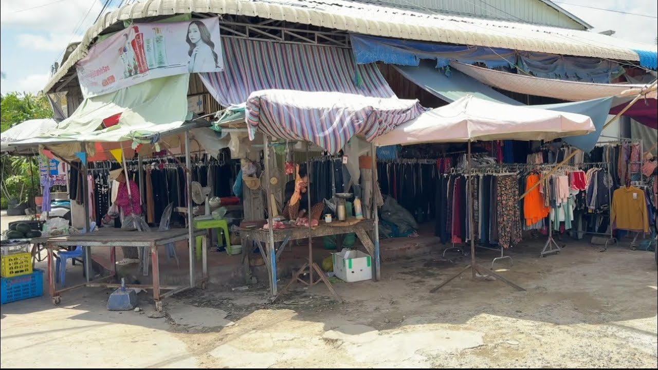 Prey Veng Old Market in Cambodia