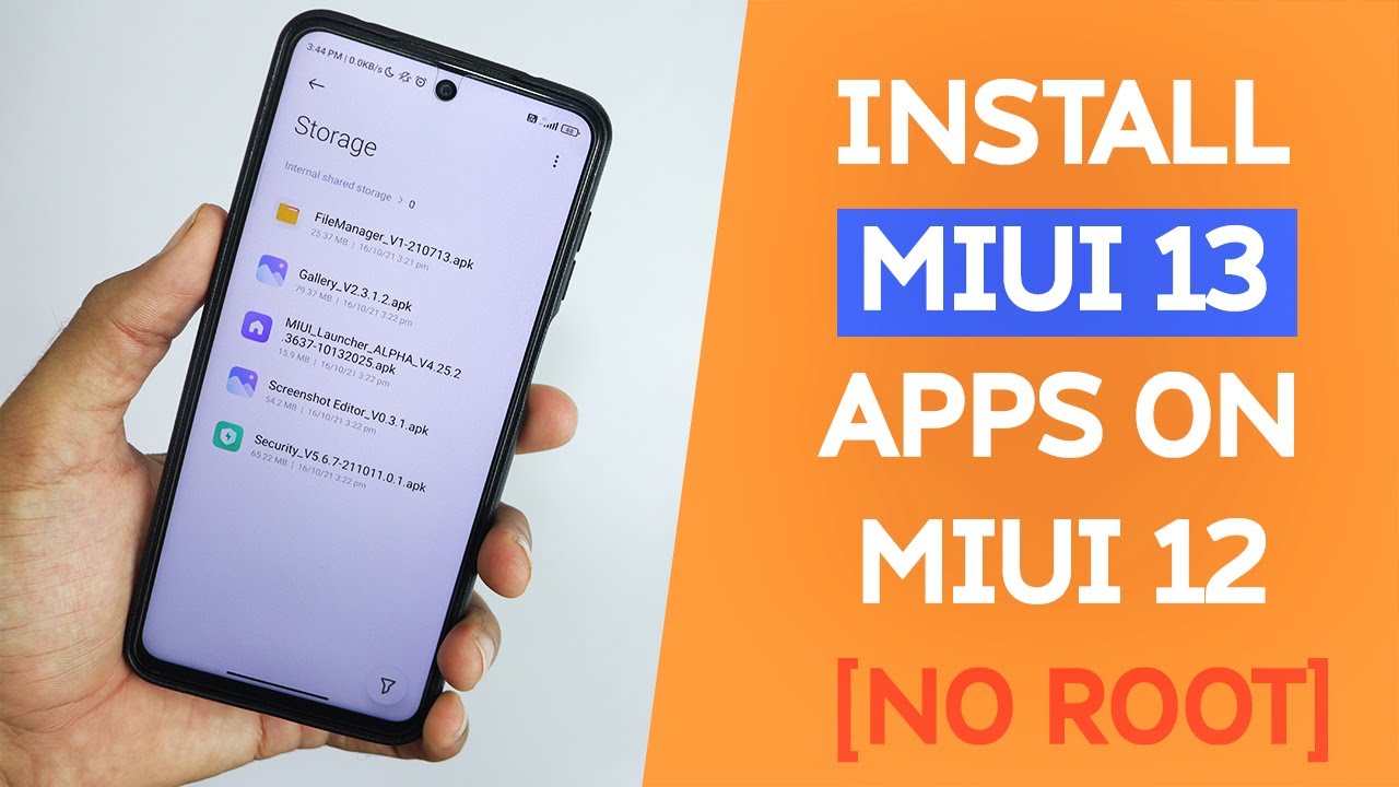 Install MIUI 13 Apps On MIUI 12 Without Root