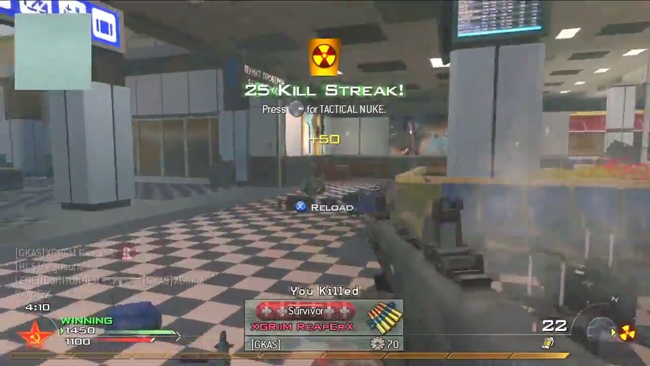 Тактический геймплей с ядерным оружием! Call of Duty: Modern Warfare 2: Nuke On Terminal! COD: MW...