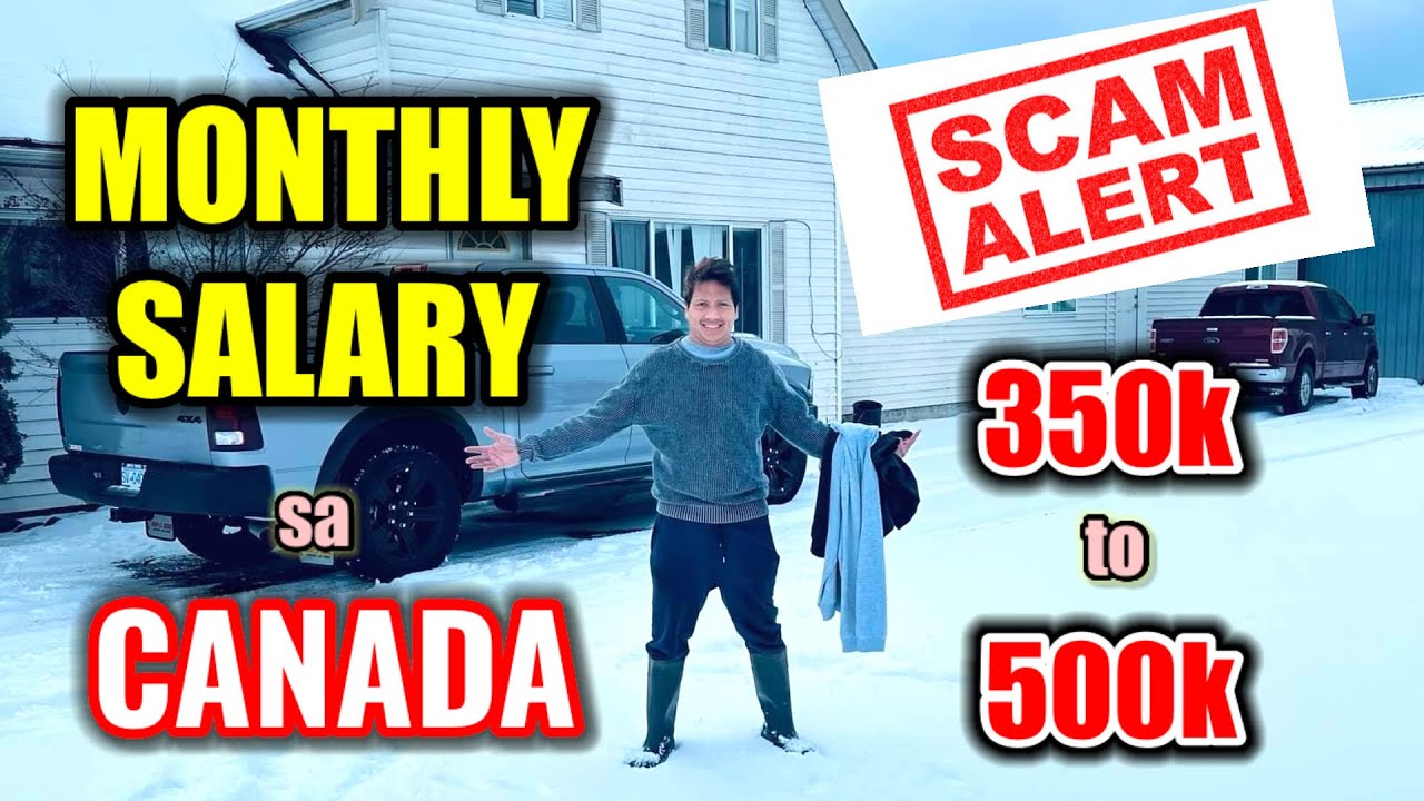 SALARY in CANADA #buhaycanada #pinoy #canadalife  #fyp #viral #trending
