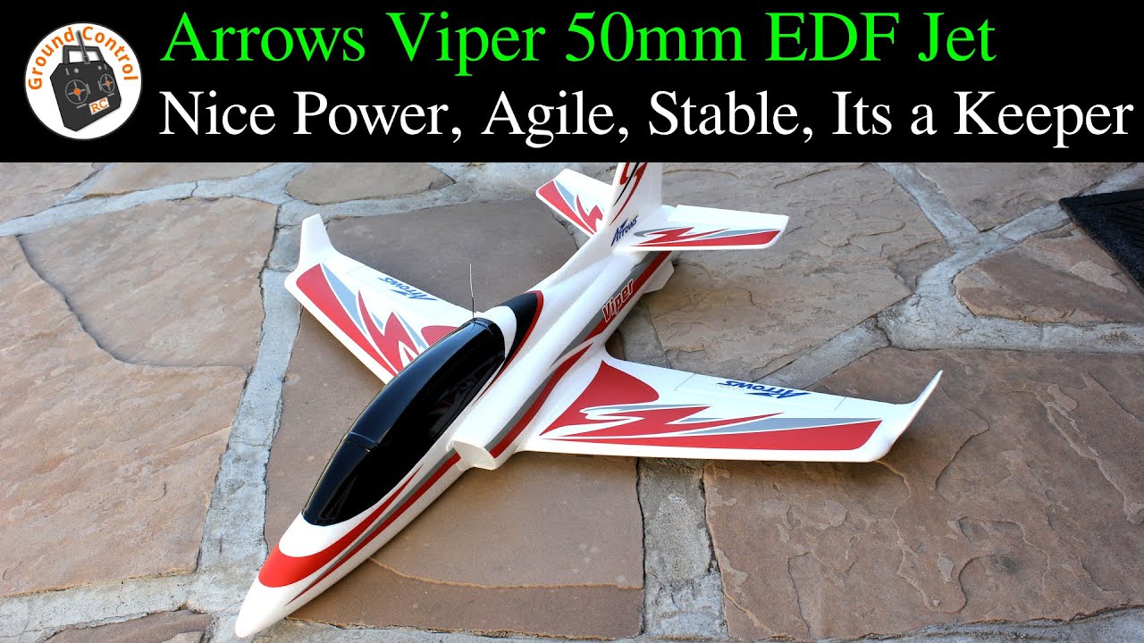 Arrows Viper 50mm EDF Jet PNP - Maiden Flight +2! Nice Power, Agile, Very Stable, It's a Keeper ;-)