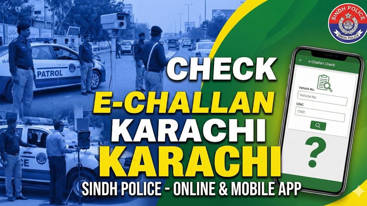 How to check e challan in Karachi on mobile| Karachi challan | e challan check karne ka tarika