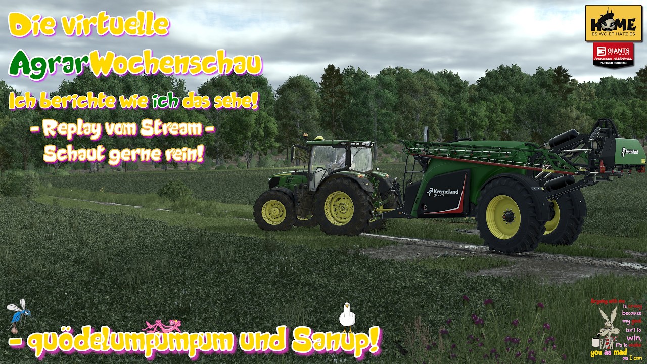 #replay #050 Paul's virtuelle AgrarWochenschau #News - MaizePlus25 #HighlandDLC #AgroForst #Realtalk
