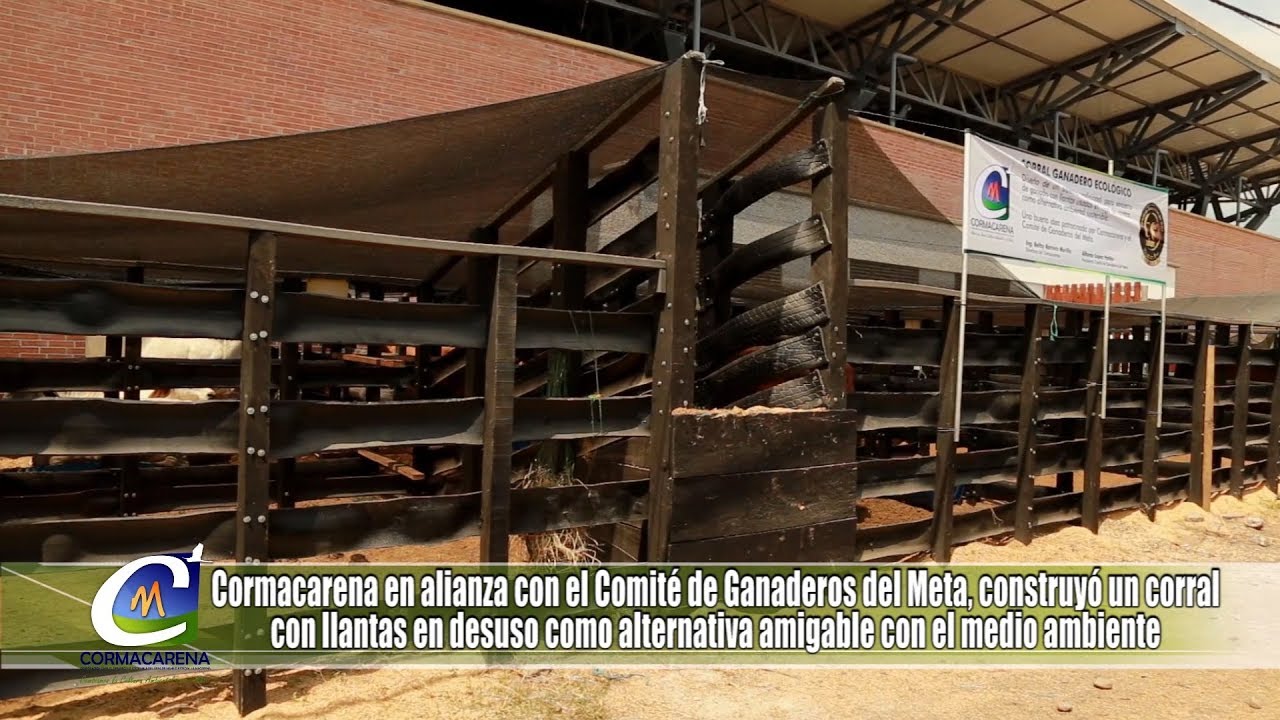 NOTA CORRAL PARA GANADO CON LLANTAS EN DESUSO