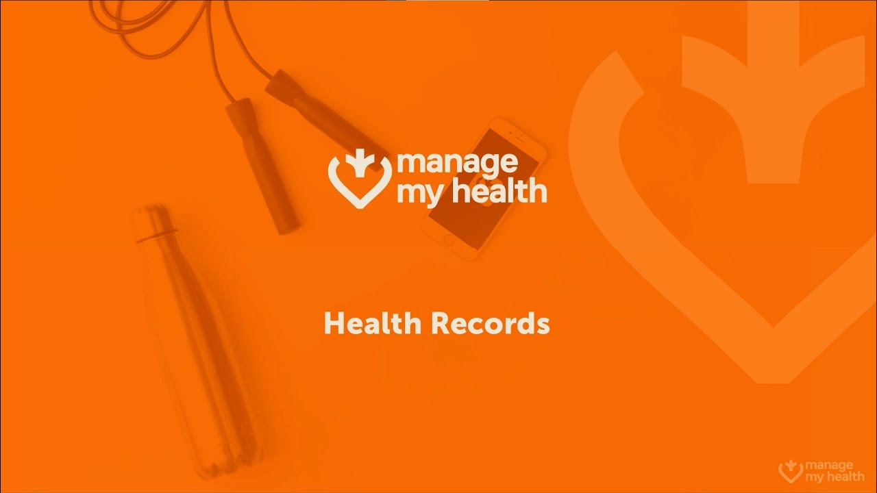 View you health records online with ManageMyHealth patient portal