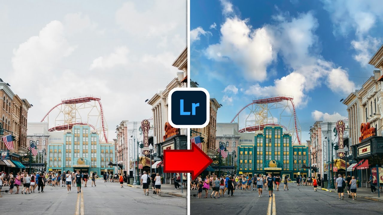 Color Change / Black mode in Lightroom