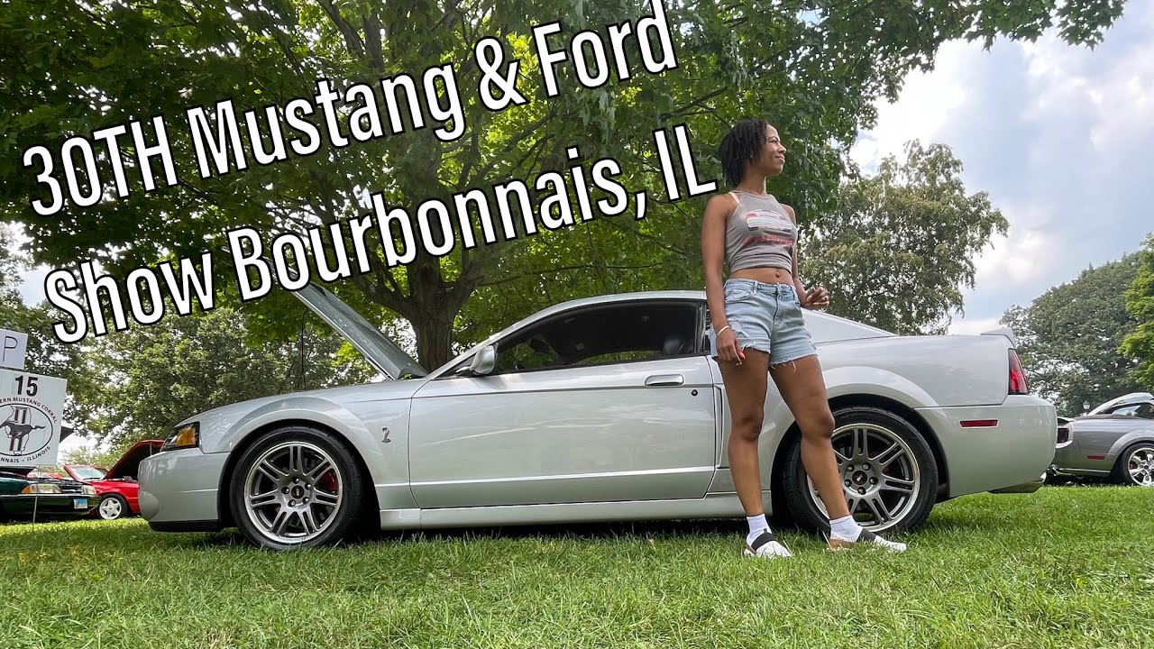 Sn95 Mustangs New Edge Mustangs And Cars Leaving At Bourbonnais 30th Mustang And Ford Car Show