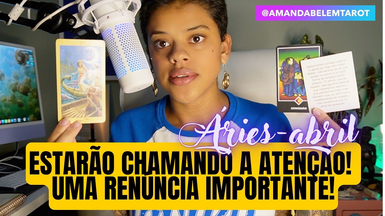 ♈️ÁRIES💥ABRIL💥ESTARÃO CHAMANDO A ATENÇÃO!  UMA RENÚNCIA IMPORTANTE!