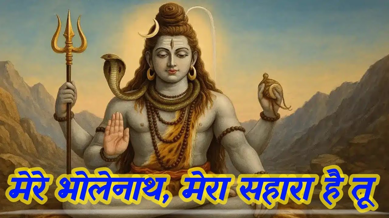 ।। मेरे भोलेनाथ, मेरा सहारा है तू ।।  Shiv Bhajan ।। New Bhajan।। भोलेबाबा भजन 🙏।। शिवरात्रि भजन।। 