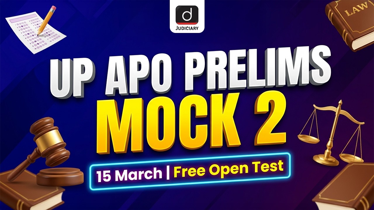 Open Mock for UP APO Prelims | UP APO Exam | Drishti Judiciary