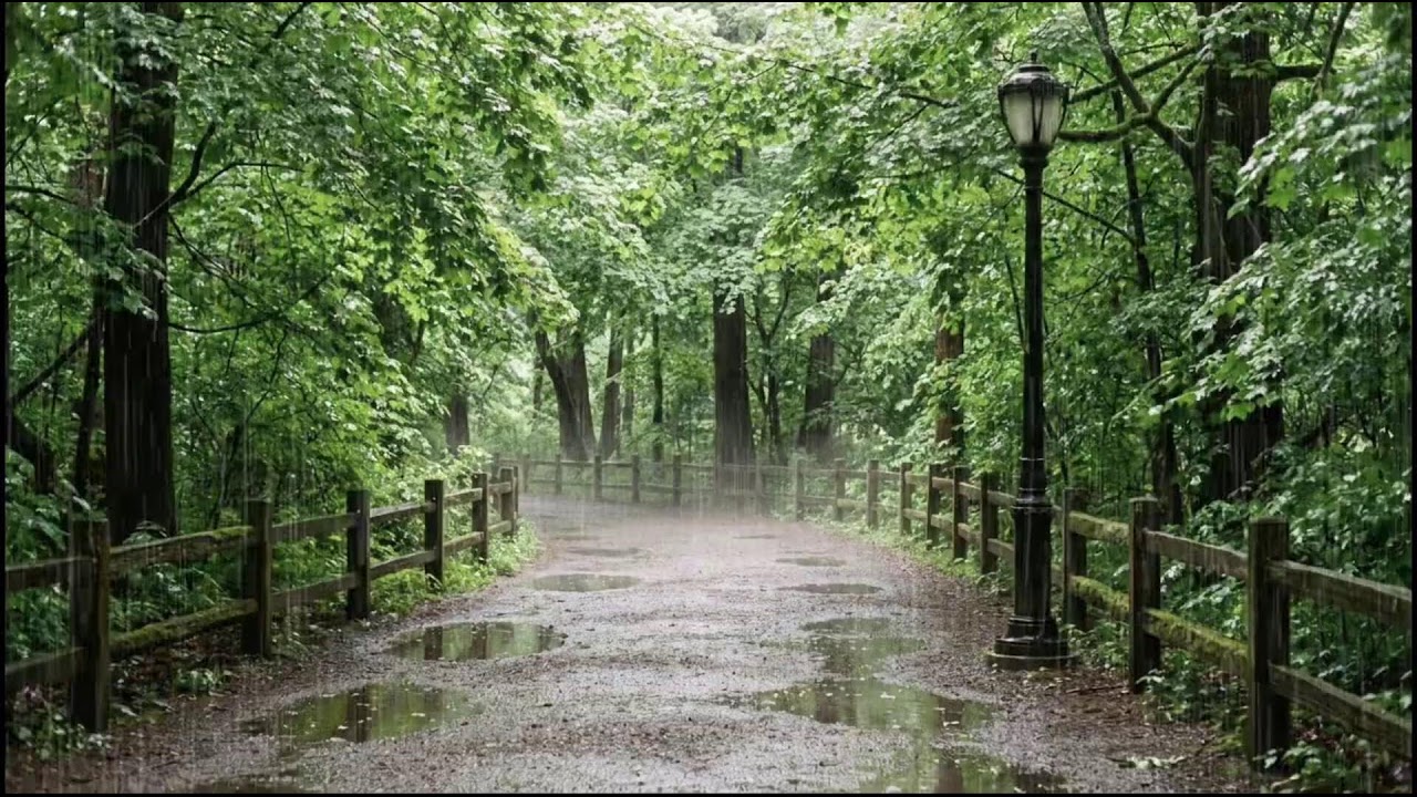 Gentle Forest Rain Sounds for Sleeping Calming Rain Ambience for Relaxation, Study & Insomnia Relief