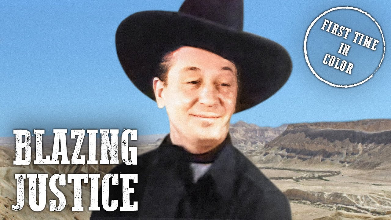 Blazing Justice | Bill Cody | Classic Western | Colorized