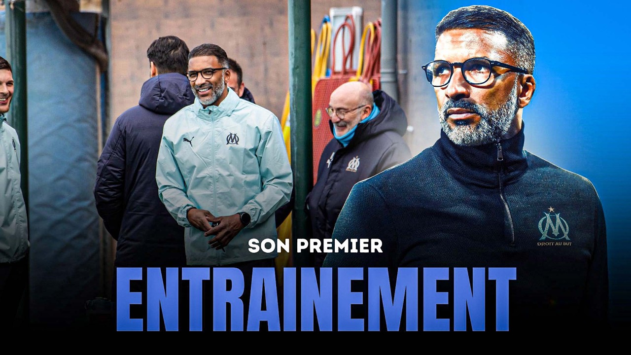 Les IMAGES du PREMIER ENTRAINEMENT d'Habib Beye avec l'OM !