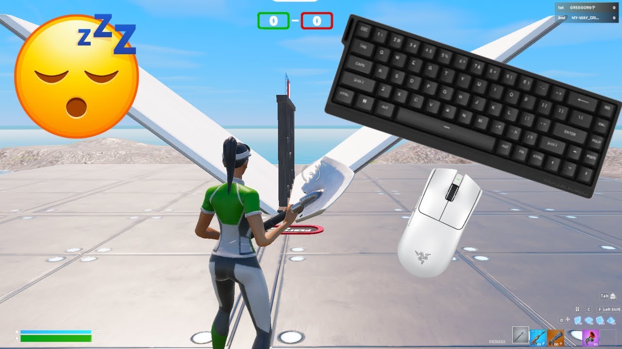 ⭐️MAD68HE Keyboard ASMR ASMR 😴 1v1 Build Fights 🏆 Satisfying Keyboard Fortnite 240 FPS⭐️