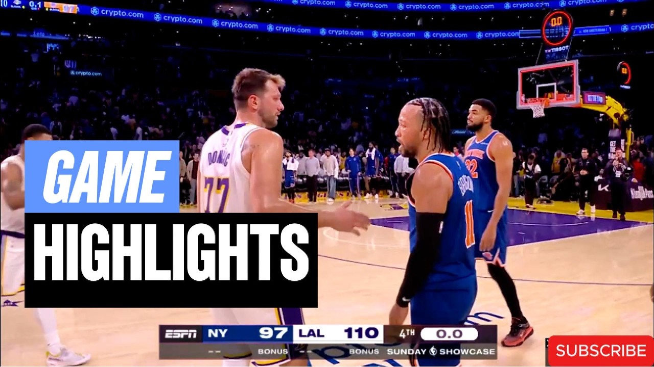 LA Lakers vs New York Knicks - Game Highlights - March 9, 2026 #nba