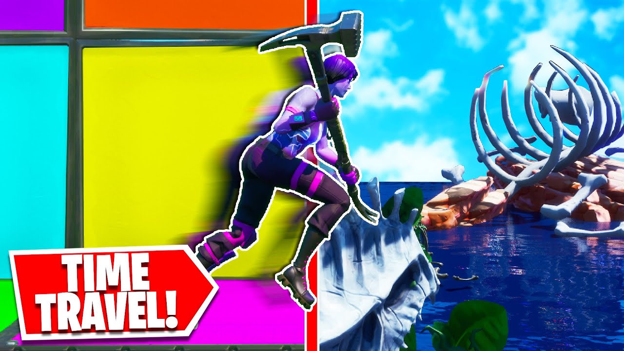 This Deathrun Brings YOU BACK IN TIME? *FUN* (Fortnite Creative)