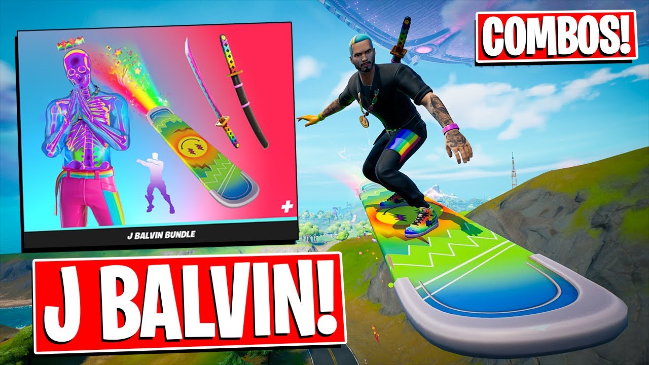 *NEW* J BALVIN BUNDLE Gameplay + Combos! Before You Buy (Fortnite Battle Royale)