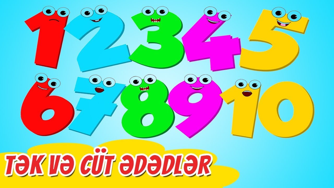 Tək və cüt ədədlər (10-a qədər)