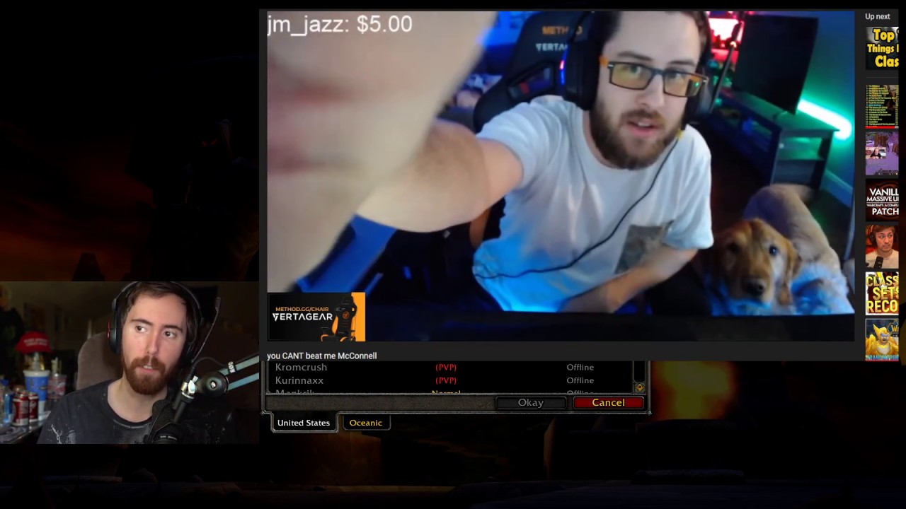 Asmongold Reacts To Cdew vs Mcconnell's 1v1 PvP!