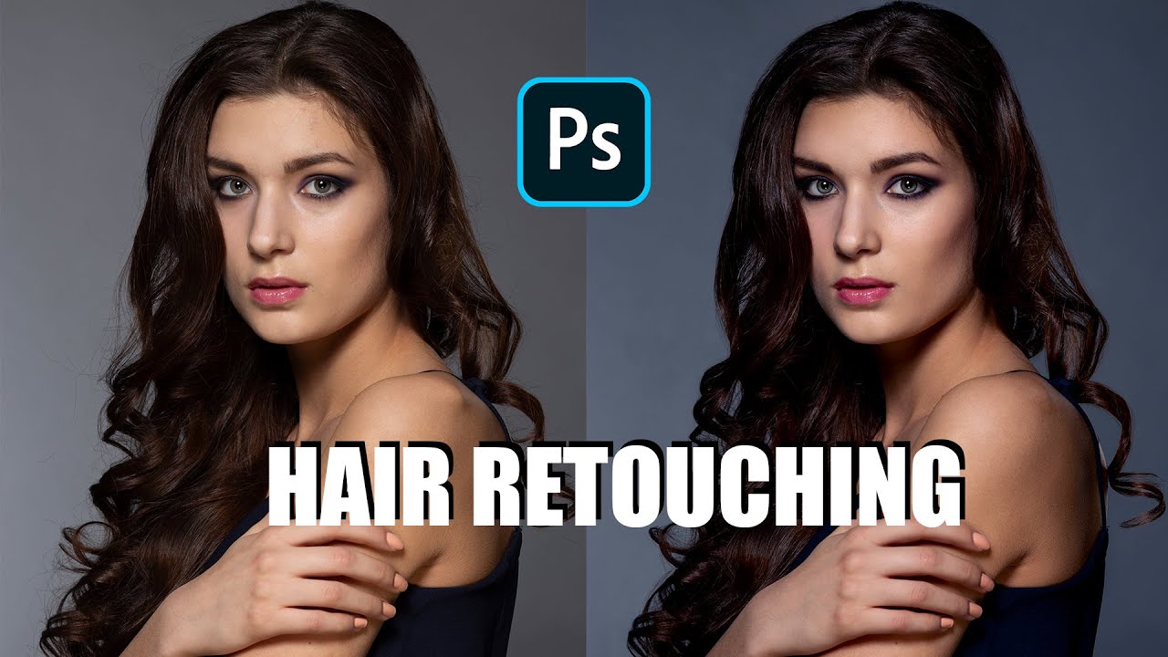 Remove And Retouch Flyaways Hair in Photoshop (+ free brush)