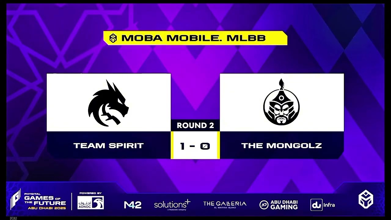 THE MONGOLZ VS TEAM SPIRIT | GROUP STAGE | MATCH 2 | GAMERS OF THE FUTURE 