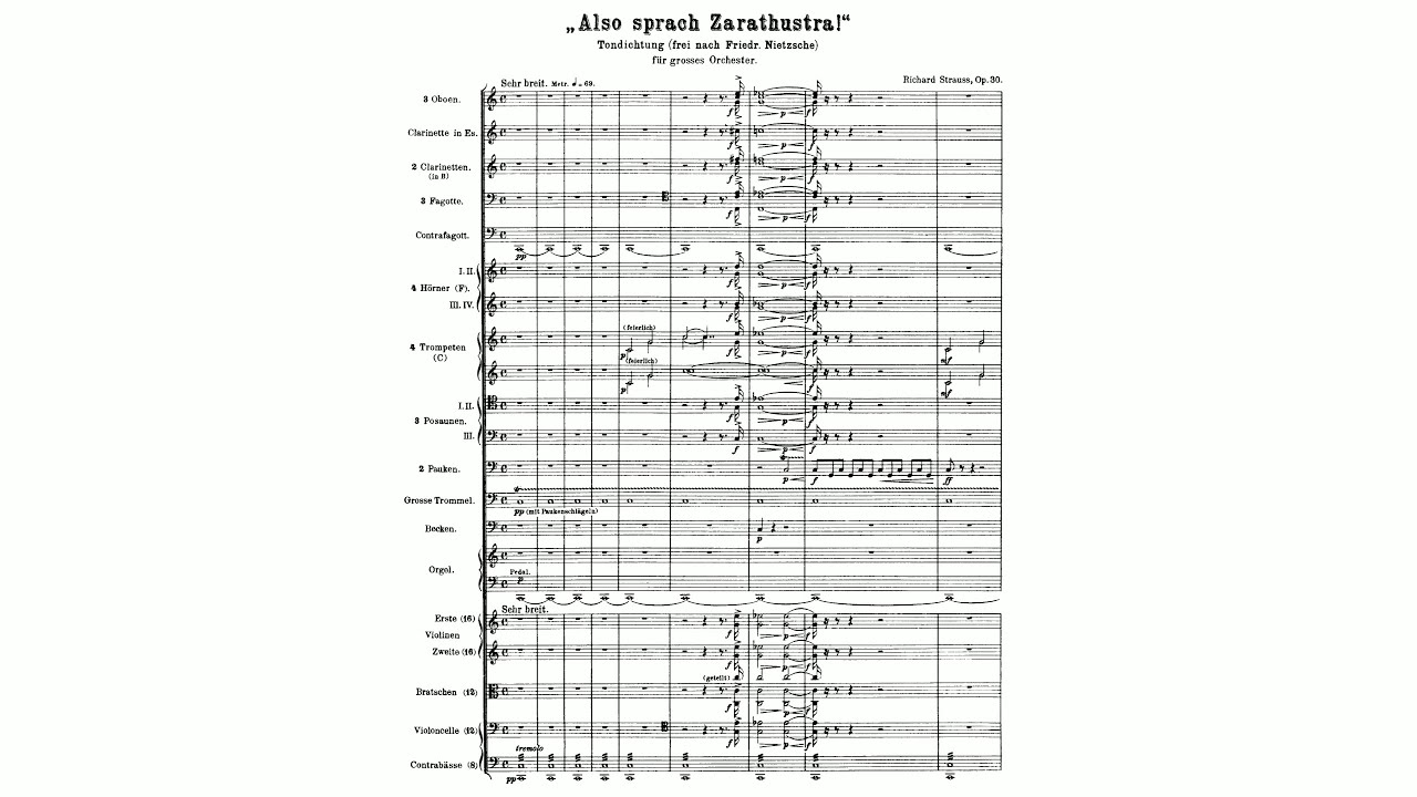 Richard Strauss - Also Sprach Zarathustra [Score]