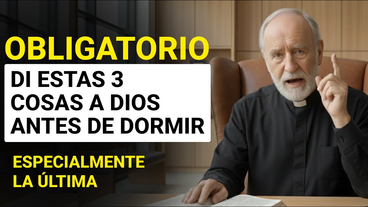 Dios espera que le digas ESTO antes de dormir