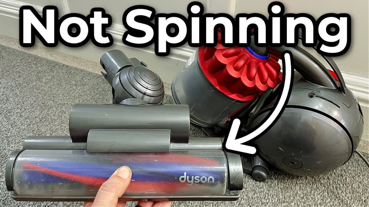 Насадка для пылесоса Dyson DC39 DC54 не вращается? Ремонт щетки в контейнере/цилиндре.