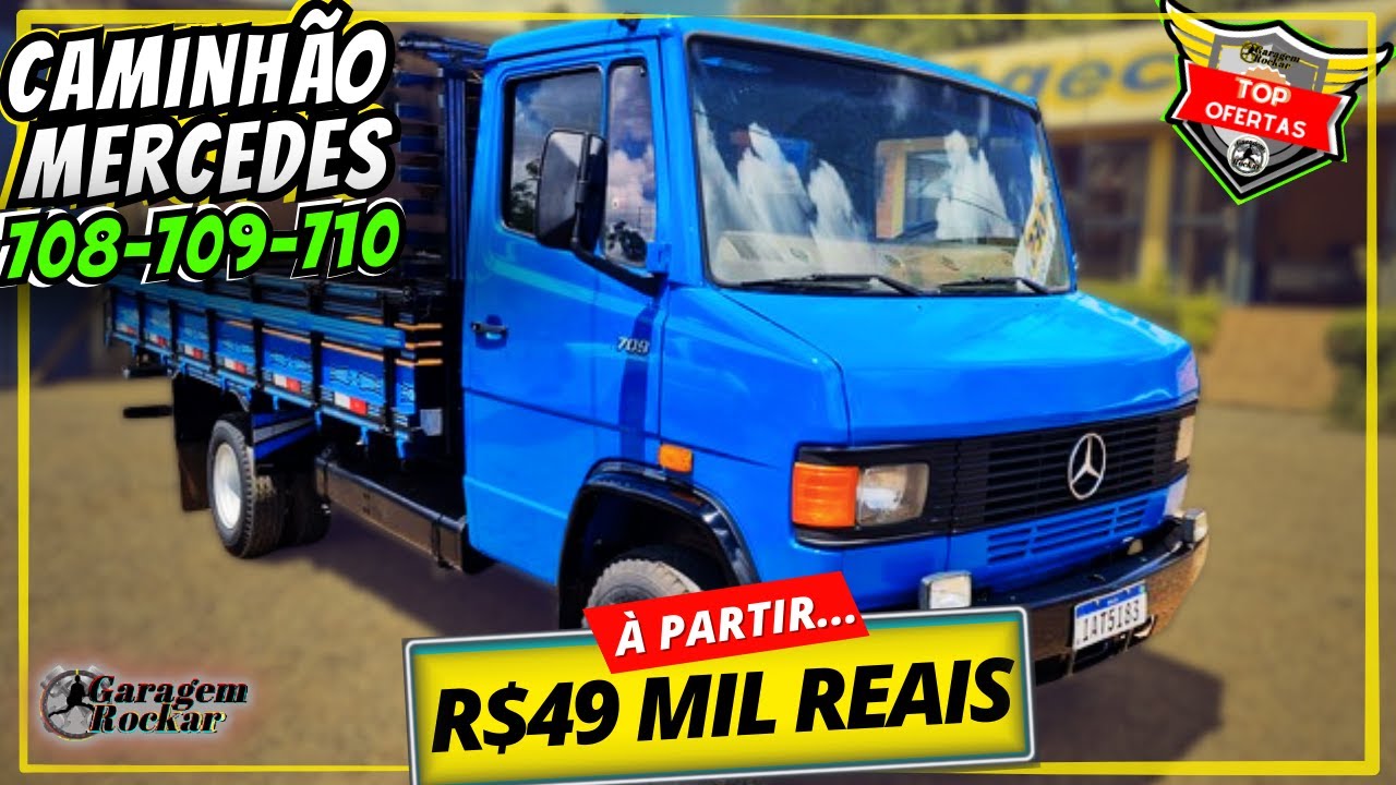 CAMINHÃO MERCEDES BENZ 708 709 e 710 QUALIFICADO A VENDA [À PARTIR DE 49 MIL] Rockar #caminhãobarato