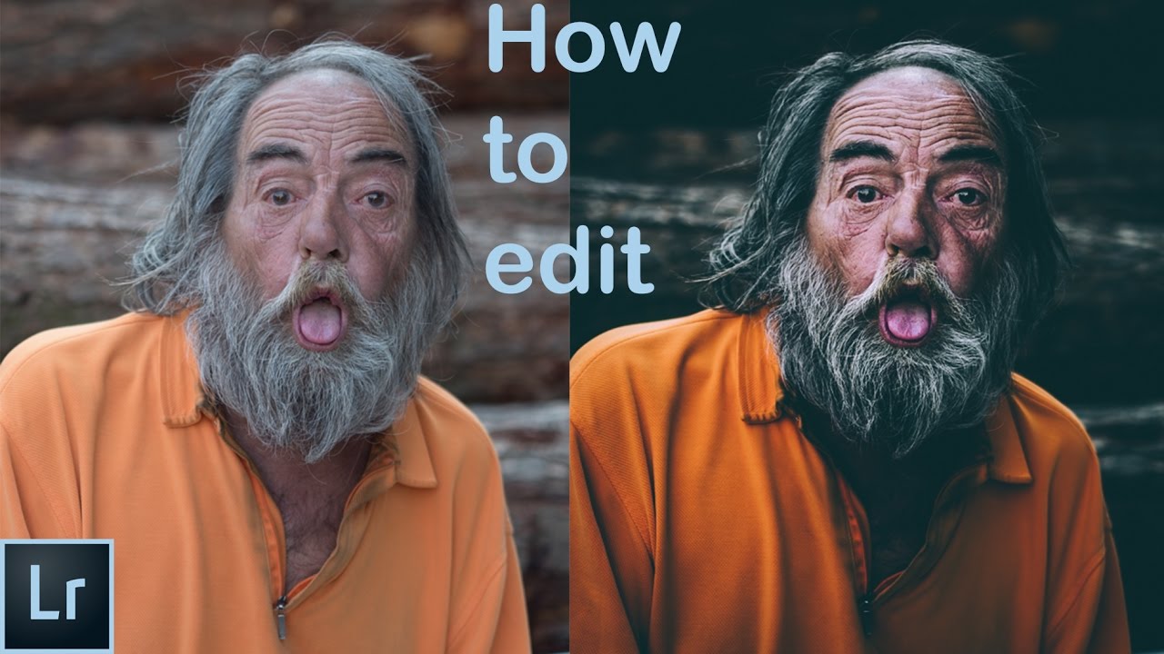 How to edit street portraits in Lightroom ( urban and dramatic style).