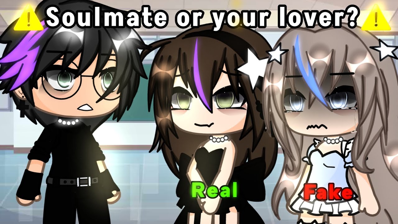 ❤Color doesn't decide soulmate✨ // Insp:Devil Bona // #gacha #story #love #fyp #school #fy #romance
