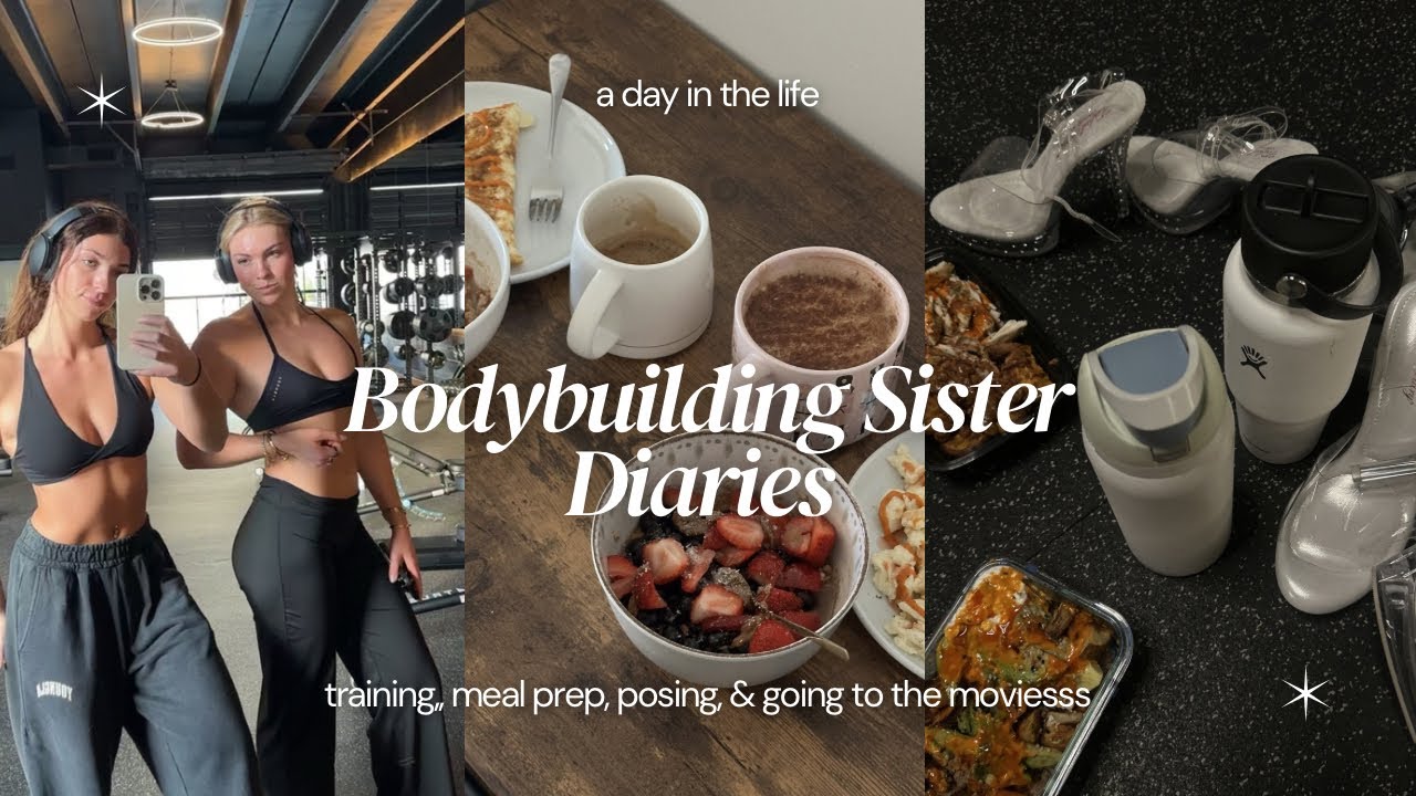 A DAY IN THE LIFE OF BODYBUILDING SISTERS ON PREP👯‍♀️ 💪✨
