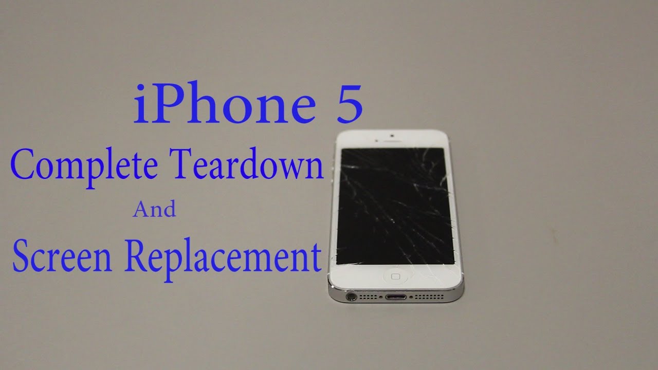 iPhone 5 Teardown - Step-by-Step Complete Disassembly Directions