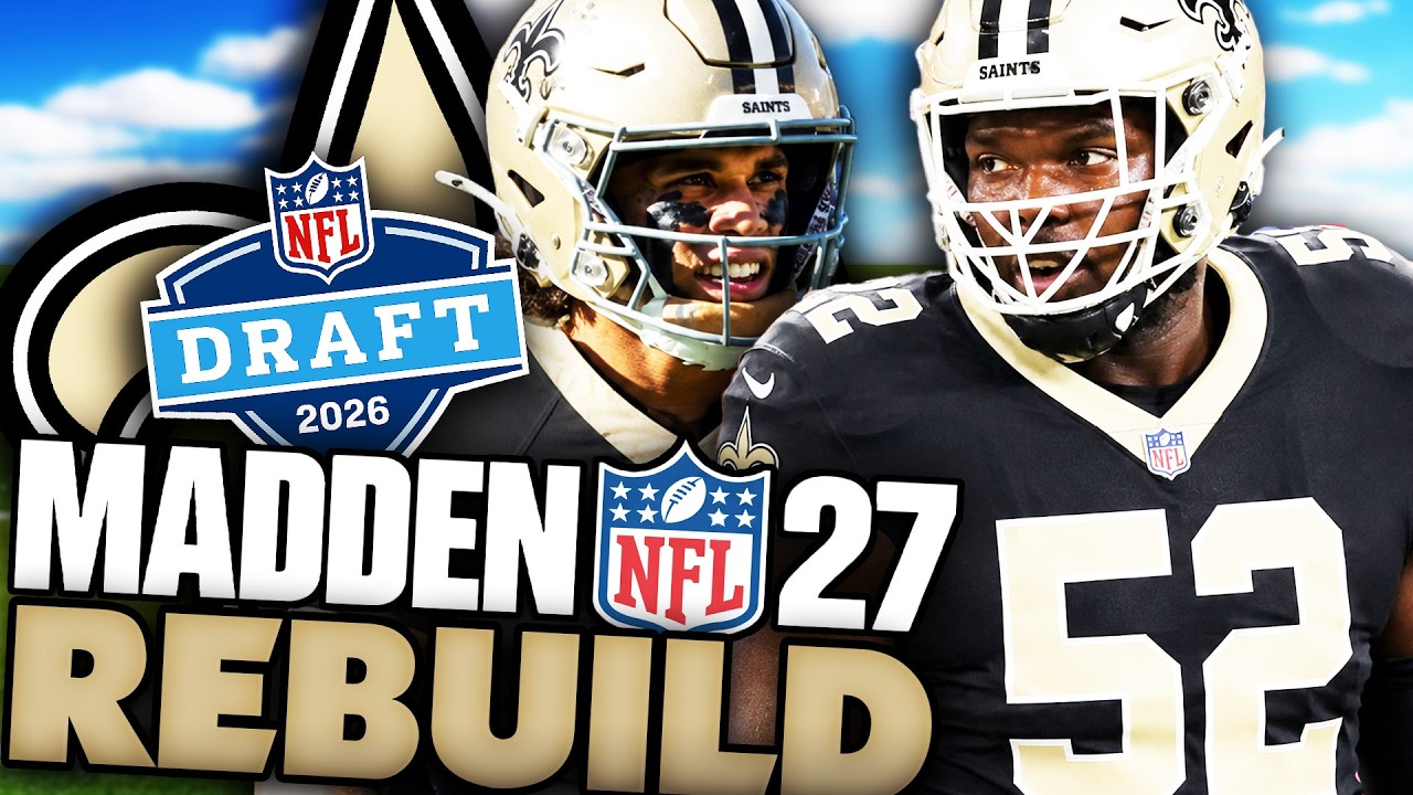 Я выбрал новичка №1 на драфте! Перестройка New Orleans Saints в режиме франшизы Madden 27