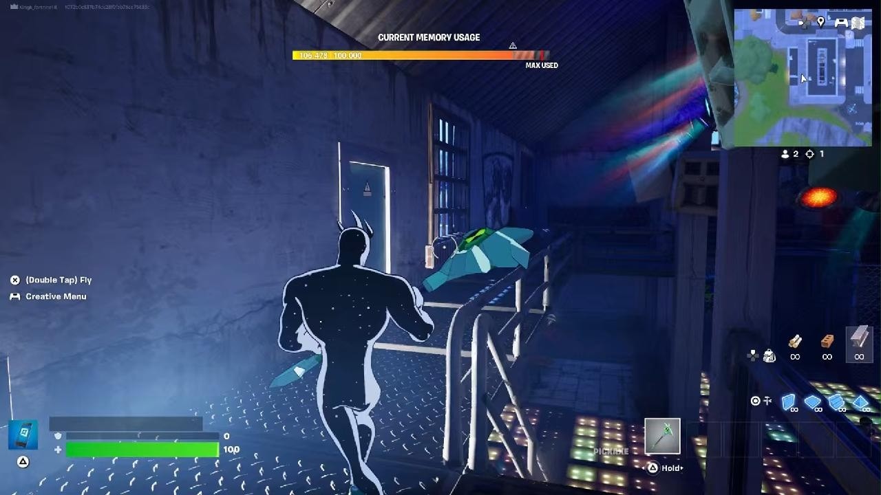insane glitch that I found in fortnite creative.