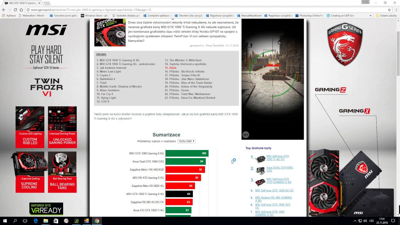 GPUreport uživatelsk&aacute; video př&iacute;ručka I