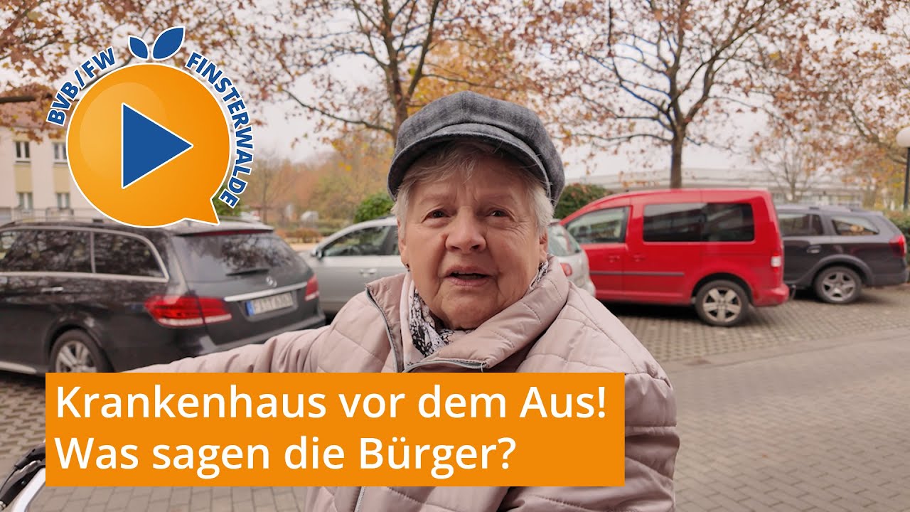 Krankenhaus Finsterwalde vor dem Aus! Was sagen die Bürger?