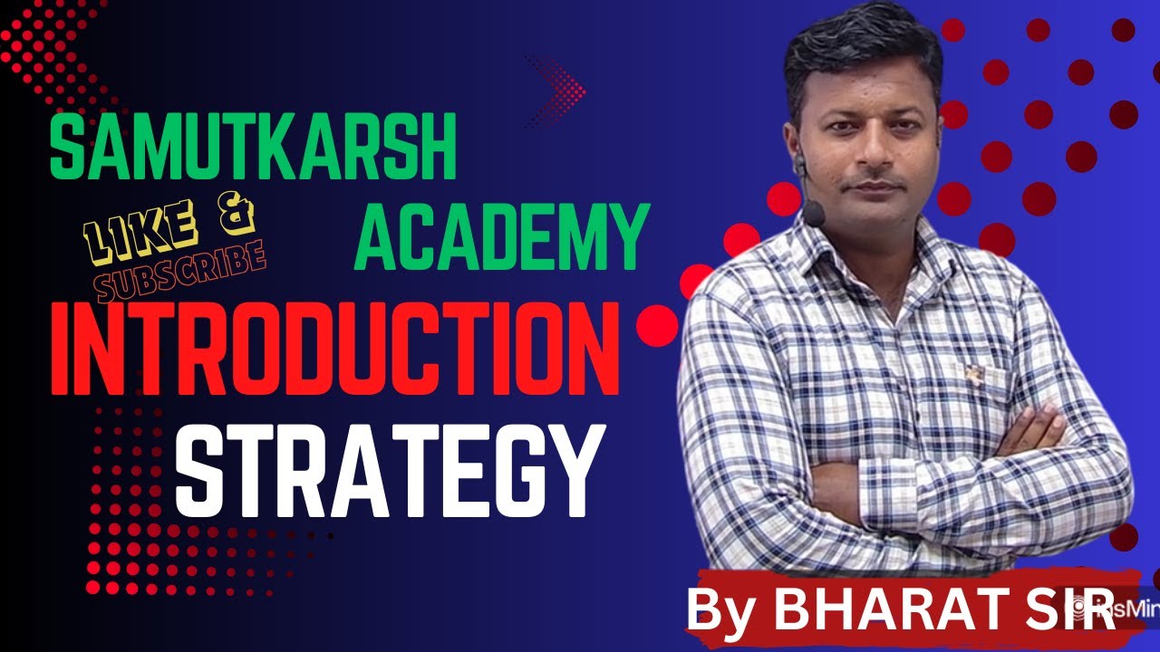 INTRODUCTION OF SAMUTKARSH ACADEMY BY BHARAT SIR