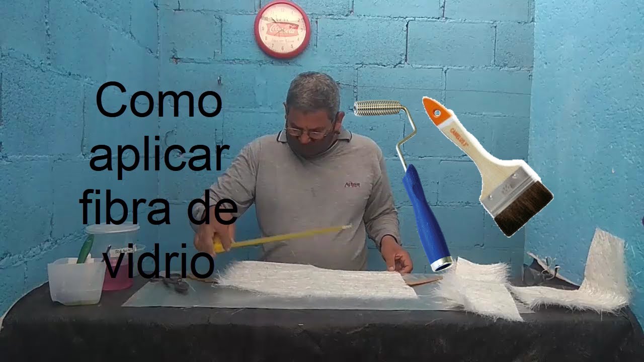 Como aplicar fibra de vidrio