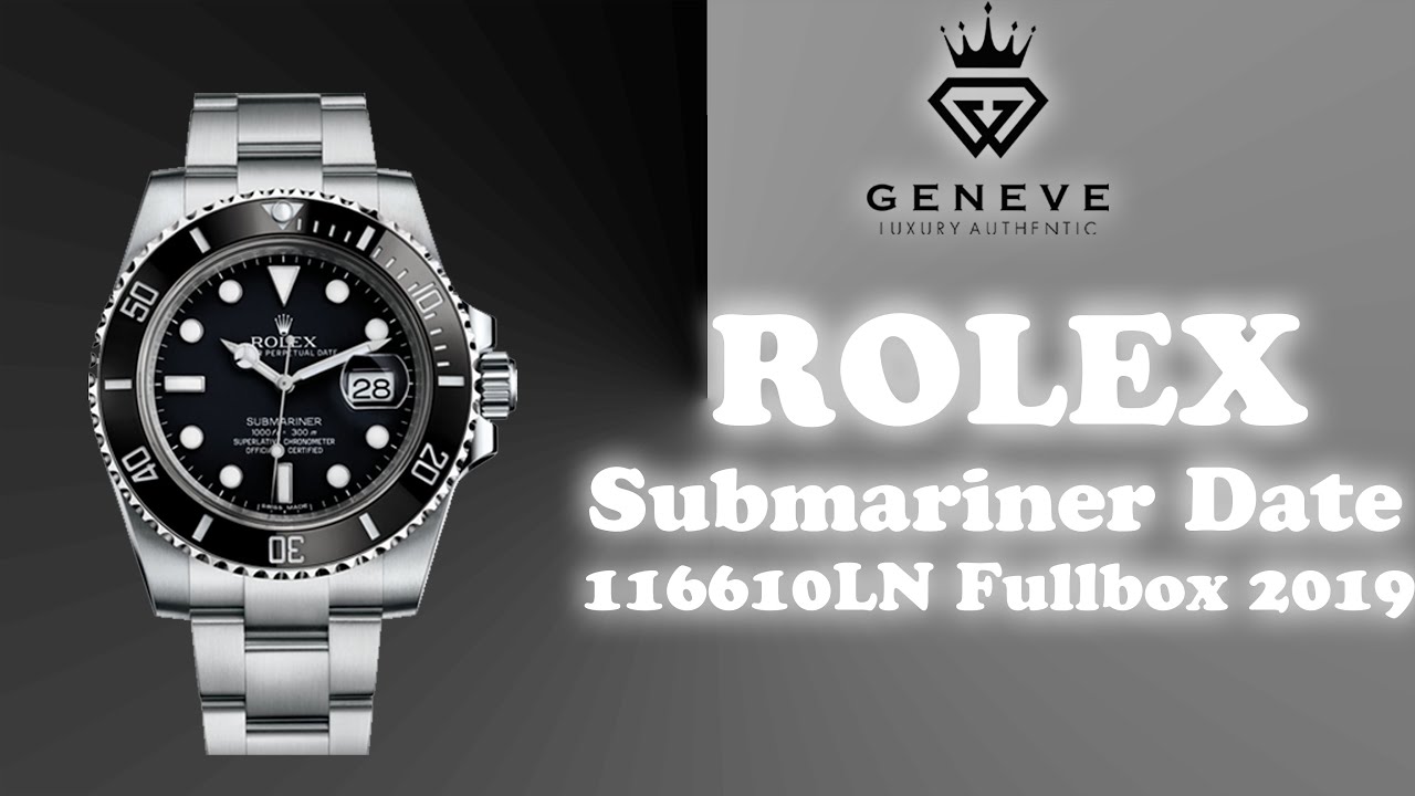 Rolex Submariner Date 116610LN 40mm Fullbox 2019