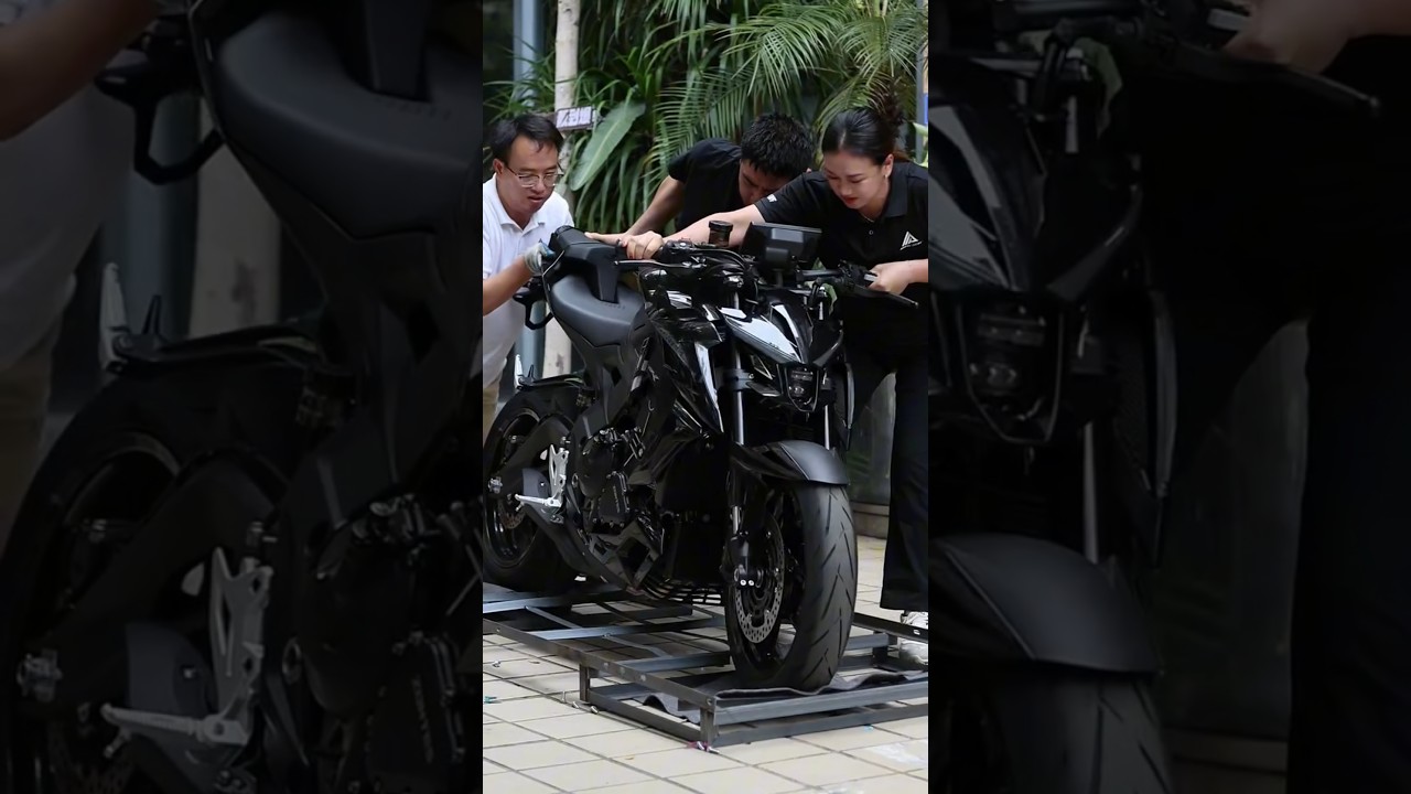 Beasts Attack: Zontes 703R Three-Cylinder Street Monster 🔥 #Zontes703R #ThreeCylinder #shorts #viral