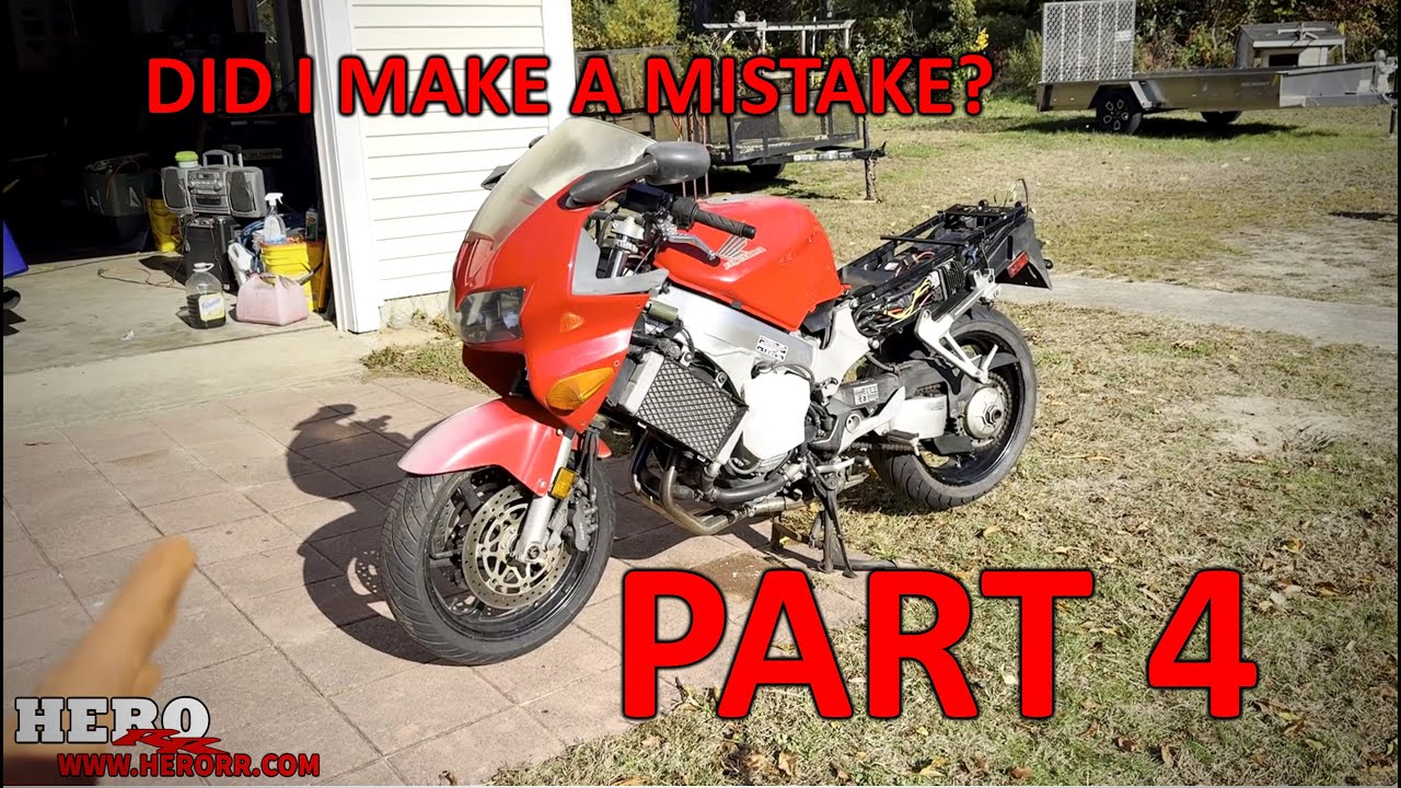 5th Gen VFR800 Project Part 4: Attempting First Start in 8 YEARS