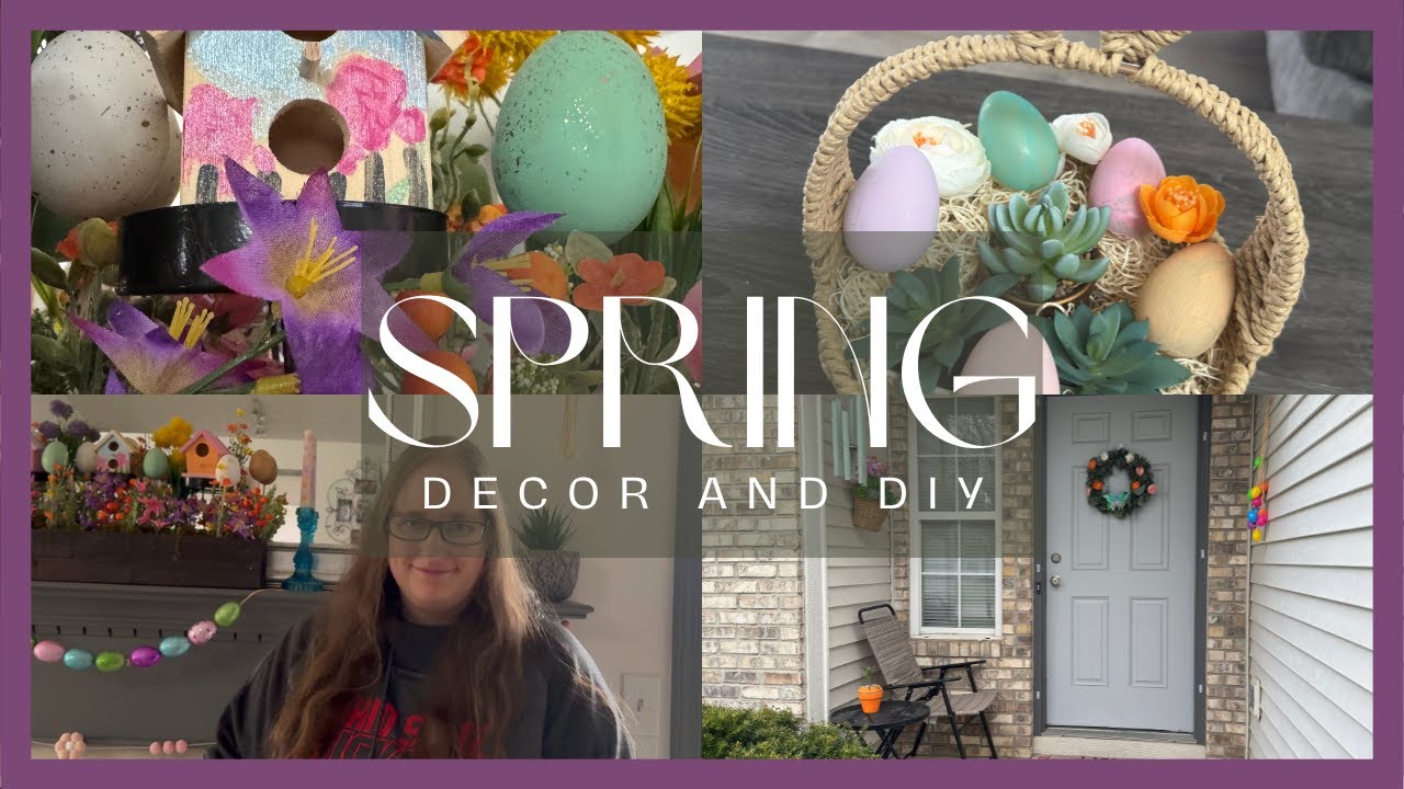 DECORATING FOR SPRING | decor ideas, DIY’S, & ways to brighten up your space! 🌼