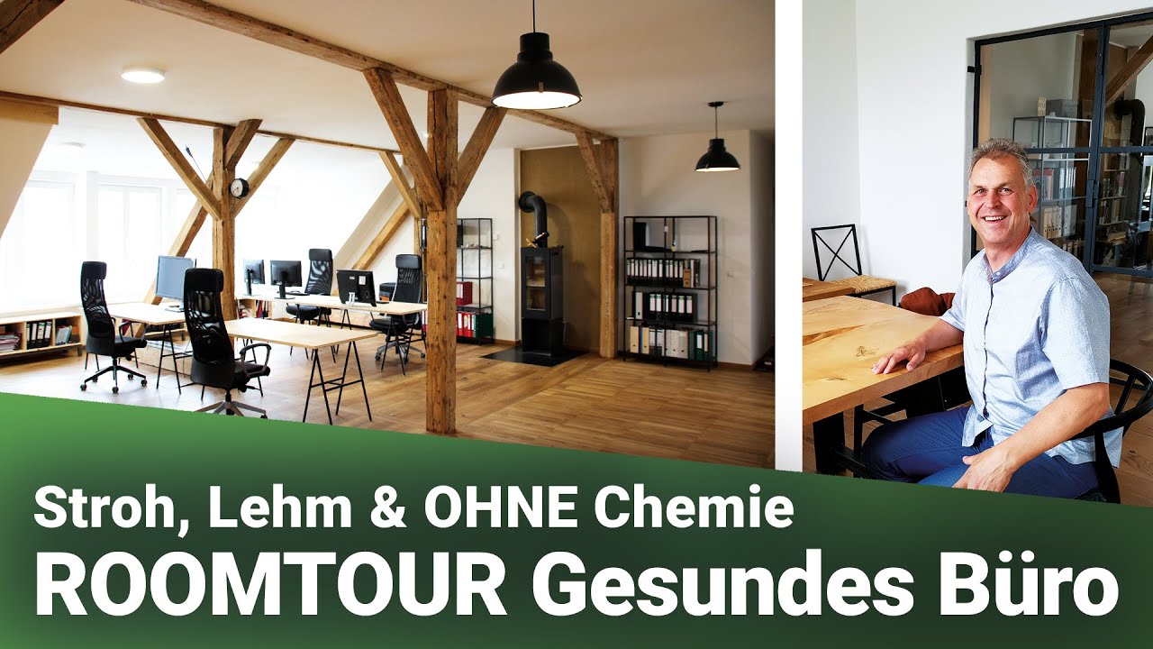 Bestes Raumklima - 500m² Dachgeschoss OHNE tech. Kühlung! Lehm, Stroh, Gesund, Ökologisch - ROOMTOUR