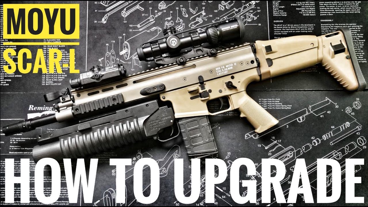 MOYU New SCAR-L GEL BLASTER How to Upgrade