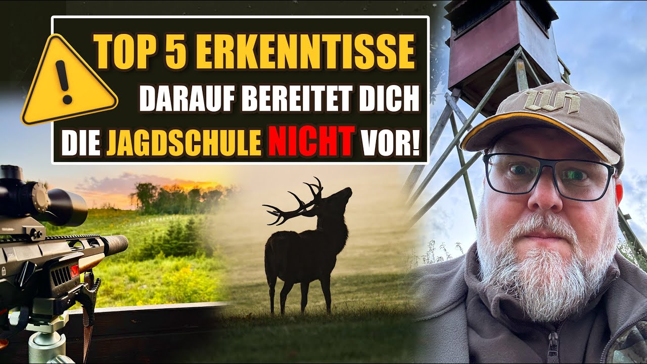 TOP 5 Lektionen, die der Jagdkurs nicht ❌ vermittelt! Jungjäger Praxis